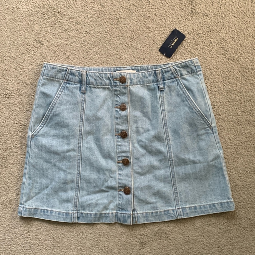 Forever 21 Denim Skirt (NWT)